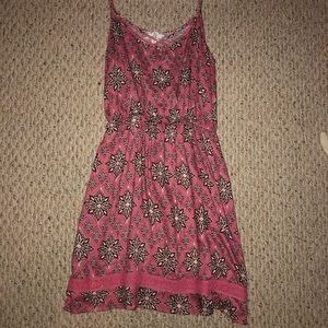 Pink Rose Dress Mini